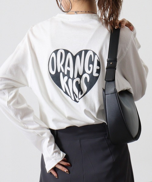 FUNALIVE（ファンアライブ）の「Cotton crew neck long sleeve T-shirt / プリントオーバーTシャツ unisex（Tシャツ/カットソー・メンズ・ブラック/ホワイト系1/ホワイト系2/ブラック系5/オフホワイト/杢グレー/ブラック系2/ホワイト系3/ブラック系4/ヘザーチャコール/ブラック系1/ブラック系3/ホワイト系4/ライトグリーン/ラベンダー/ネイビー/チャコール/ミント/グレー系1/ダークグリーン・M/L/XL）」の3枚目の写真