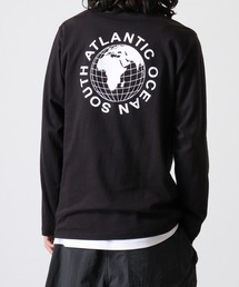 Cotton crew neck long sleeve T-shirt / プリントオーバーTシャツ unisex