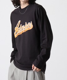 Cotton crew neck long sleeve T-shirt / プリントオーバーTシャツ unisex