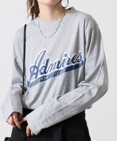 FUNALIVE（ファンアライブ）の「Cotton crew neck long sleeve T-shirt / プリントオーバーTシャツ unisex（Tシャツ/カットソー・メンズ・ブラック/ホワイト系1/ホワイト系2/ブラック系5/オフホワイト/杢グレー/ブラック系2/ホワイト系3/ブラック系4/ヘザーチャコール/ブラック系1/ブラック系3/ホワイト系4/ライトグリーン/ラベンダー/ネイビー/チャコール/ミント/グレー系1/ダークグリーン・M/L/XL）」の16枚目の写真