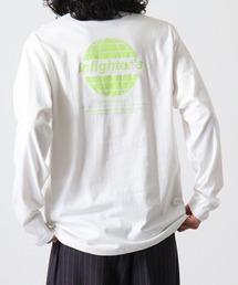 Cotton crew neck long sleeve T-shirt / プリントオーバーTシャツ unisex