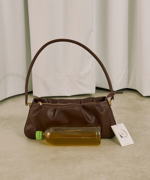 gather hand bag / ギャザーハンドバッグ（ハンドバッグ）｜loin nuit