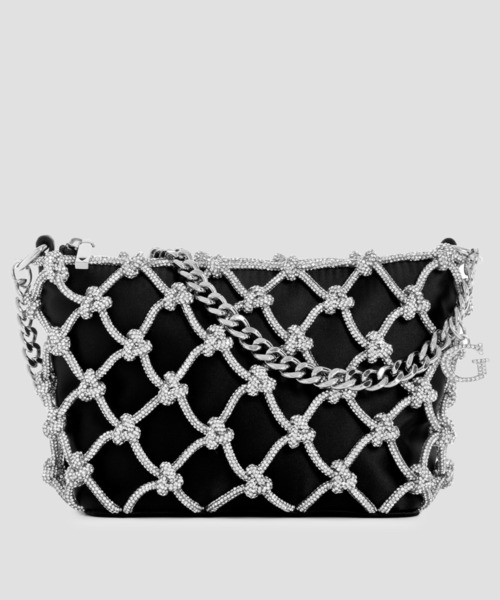 Guess（ゲス）の「ZALINA Top Zip Shoulder Bag（ハンドバッグ・レディース・シルバー/ブラック・ONE SIZE）」の13枚目の写真