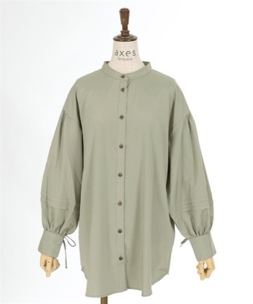 【希少】00s 美品 axes femme ビッグ リボン 長袖 シャツ M axes femme ビッグリボントップス 長袖