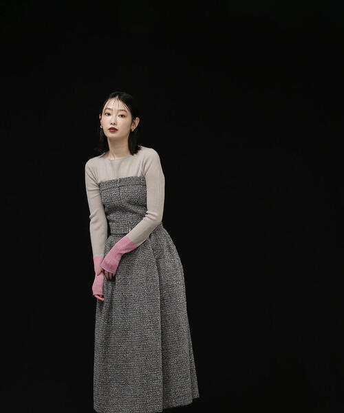 【セール】◇ツイードコクーンスカート（スカート）｜NATURAL BEAUTY BASIC（ナチュラルビューティーベーシック）