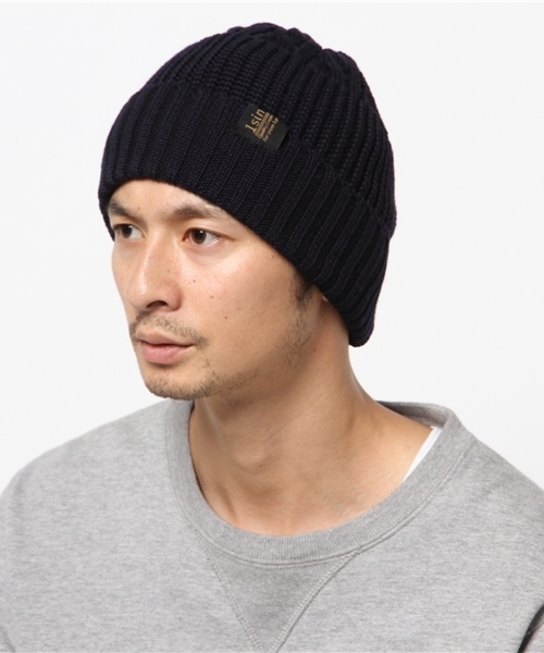 1sin（イッシン）の「1sin(イッシン) ニットキャップ（ニットキャップ/ビーニー・メンズ・ブラック/ネイビー/カーキ/グレー・FREE）」の9枚目の写真