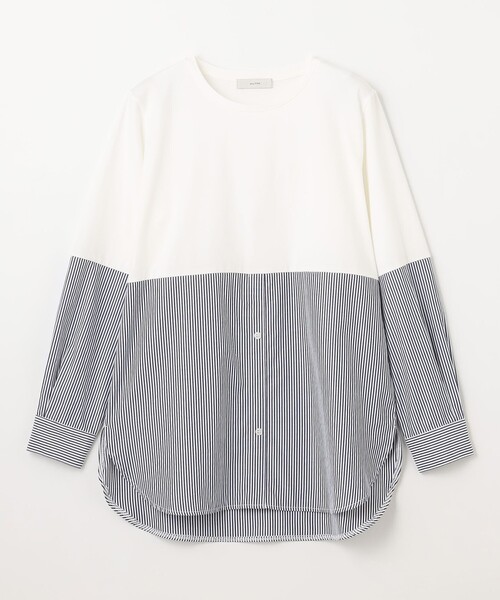 ANY(エニィ)の「コンビネーションテールT(Tシャツ/カットソー・レディース・ブルー系1/ホワイト系・2/3)」の12枚目の写真