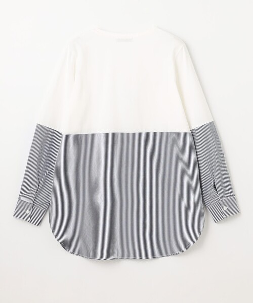 ANY(エニィ)の「コンビネーションテールT(Tシャツ/カットソー・レディース・ブルー系1/ホワイト系・2/3)」の13枚目の写真