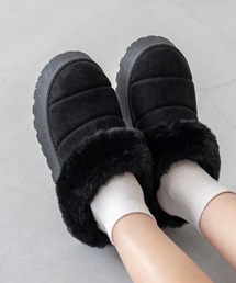 menue（メヌエ）の「ボリュームファー 厚底パデットショートムートンブーツ（ブーツ）」