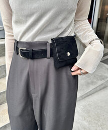 mystic | フェイクスウェードウエストポーチ(ボディバッグ/ウエストポーチ)