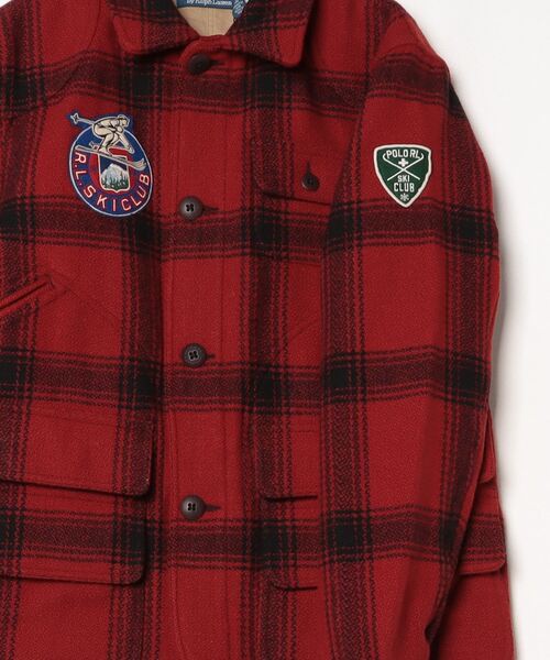 ラルフローレン　毛１００％　希少　ウールジャケット　タータンチェック　美品 Polo Ralph Lauren｜ウールタータンチェックジャケット