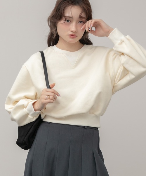 セール】【定番人気！HIT ITEM！】【新色追加】クロップドスウェット