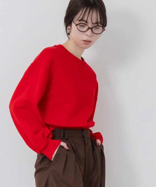 HERNEON I'm busy sweat Red/ノームコア HERNEON I'm busy sweat Red/ノームコア