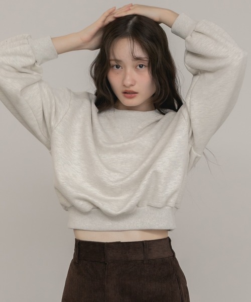 セール】【定番人気！HIT ITEM！】【新色追加】クロップドスウェット