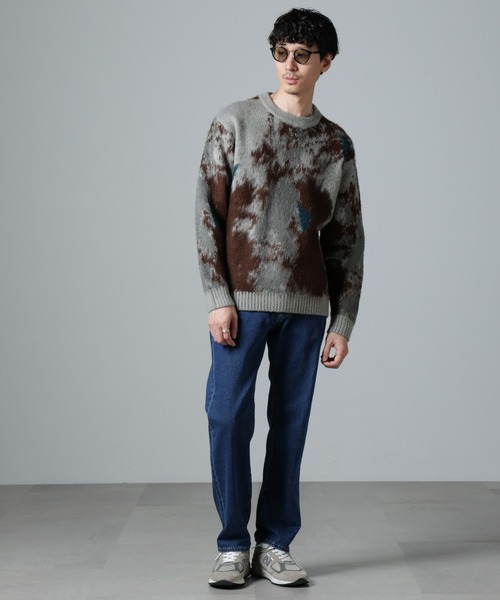 NANO universe（ナノユニバース）の「アート柄クルーネックニット（ニット/セーター・メンズ・その他4/その他3/その他2/その他1・S/M/L）」の18枚目の写真