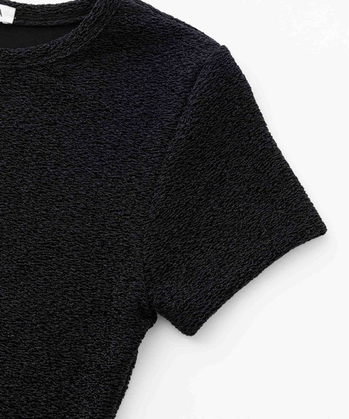SEA（シー）の「グリッター H/S トップ（Tシャツ/カットソー・レディース・シルバー/ブラック・ONE SIZE）」の13枚目の写真