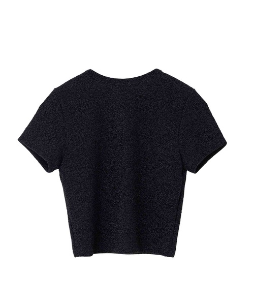 SEA（シー）の「グリッター H/S トップ（Tシャツ/カットソー・レディース・シルバー/ブラック・ONE SIZE）」の4枚目の写真