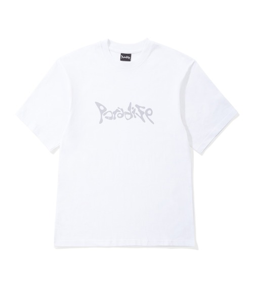 ROOPTOKYO(ループトウキョウ)の「PARADISE YOUTH CLUB/パラダイスユースクラブ PARADISE LOGO TEE Tシャツ メンズ 秋物 秋服 2026年秋冬(Tシャツ/カットソー・メンズ・ホワイト/ブラック・L/XL/M)」の1枚目の写真