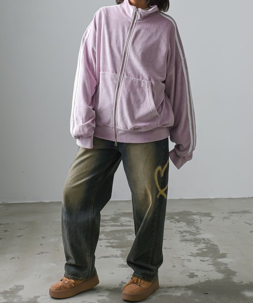 ♡♡ オーダー専用ページ ♡♡1〜9 A'GEM/9 × .kom 『.kom/ドットケーオーエム』ラインジャージ