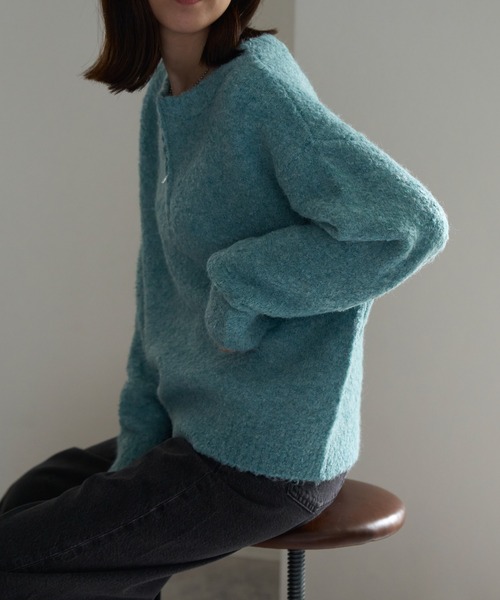 ジップアップニット（ニット/セーター）｜TRIANGLE PALETTE（トライアングルパレット）