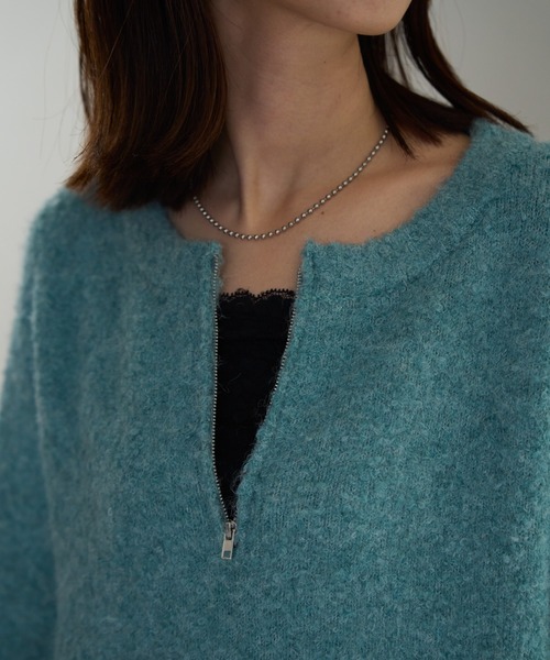 ジップアップニット（ニット/セーター）｜TRIANGLE PALETTE（トライアングルパレット）