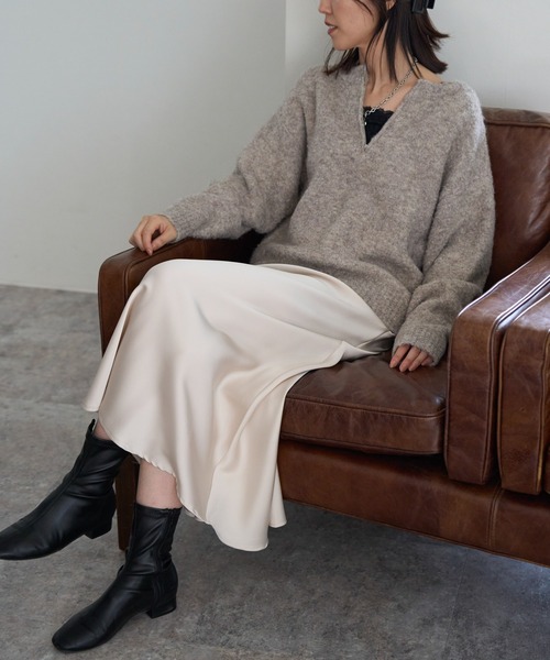 ジップアップニット（ニット/セーター）｜TRIANGLE PALETTE（トライアングルパレット）