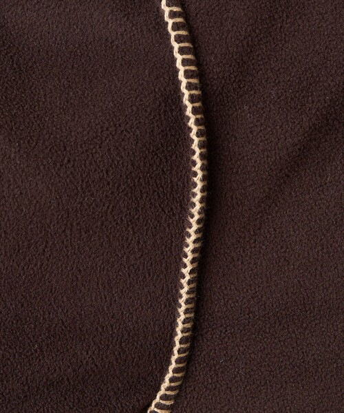 FREAK'S STORE（フリークスストア）の「限定展開　ブランケットステッチ フリースパーカー（パーカー・レディース・杢グレー/ナチュラル/ダークブラウン/ブラック・ﾌﾘ-）」の15枚目の写真