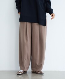 ウールライクイージーカーブパンツ