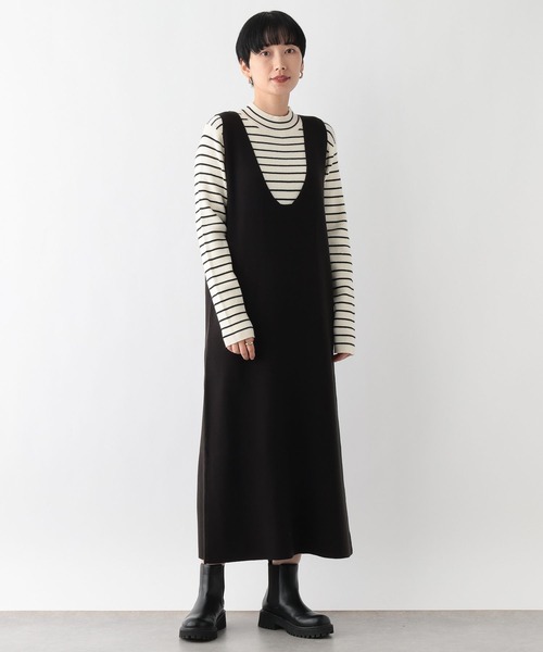 LEPSIM(レプシィム)の「2WAYショルダーカーデSETワンピース2 241924(ワンピース・レディース・アイボリー/ライトブルー/グレー/ブラック・FREE)」の15枚目の写真