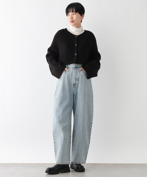 LEPSIM(レプシィム)の「2WAYショルダーカーデSETワンピース2 241924(ワンピース・レディース・アイボリー/ライトブルー/グレー/ブラック・FREE)」の16枚目の写真