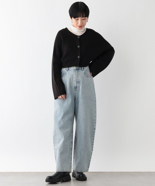 LEPSIM(レプシィム)の「2WAYショルダーカーデSETワンピース2 241924(ワンピース・レディース・アイボリー/ライトブルー/グレー/ブラック・FREE)」の17枚目の写真