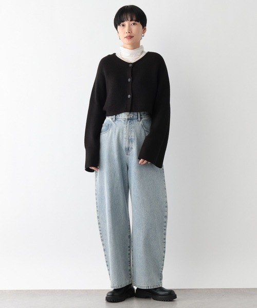 LEPSIM(レプシィム)の「2WAYショルダーカーデSETワンピース2 241924(ワンピース・レディース・アイボリー/ライトブルー/グレー/ブラック・FREE)」の18枚目の写真