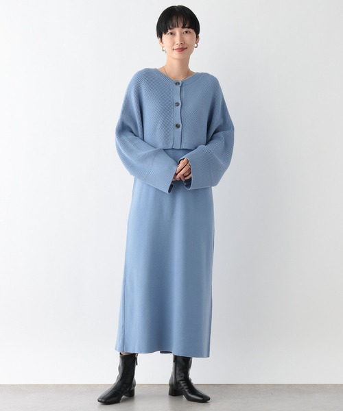 セール】2WAYショルダーカーデSETワンピース2 241924（ワンピース