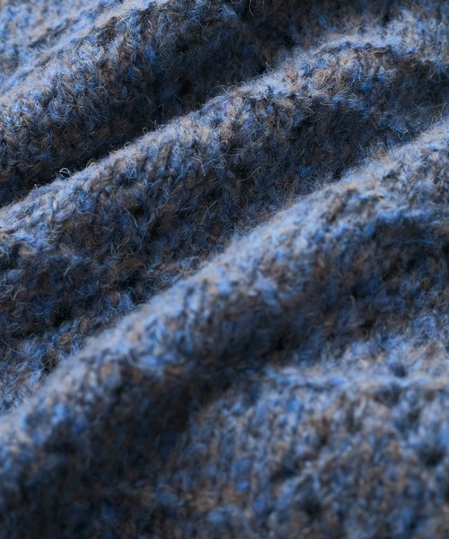 VIS（ビス）の「ミックスカラー深Vネックニット（ニット/セーター・レディース・グレー系その他/ブルー系その他4/ベージュ系その他・FREE）」の6枚目の写真