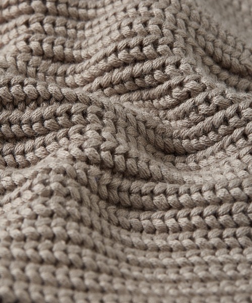 G-STAR（ジースター）の「ORIGINALS FISHERMAN BEANIE/ブランドロゴフィッシャーマンニットキャップ/ショートニットワッチ（ニットキャップ/ビーニー・メンズ・ブルー/ベージュ・ONE SIZE）」の3枚目の写真