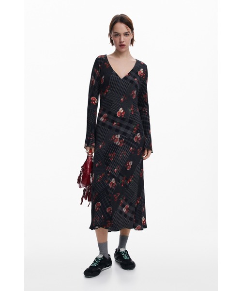 Desigual ロングワンピース定価25000 デシグアル Desigual WOMAN TOPS Template 1 Color NEW