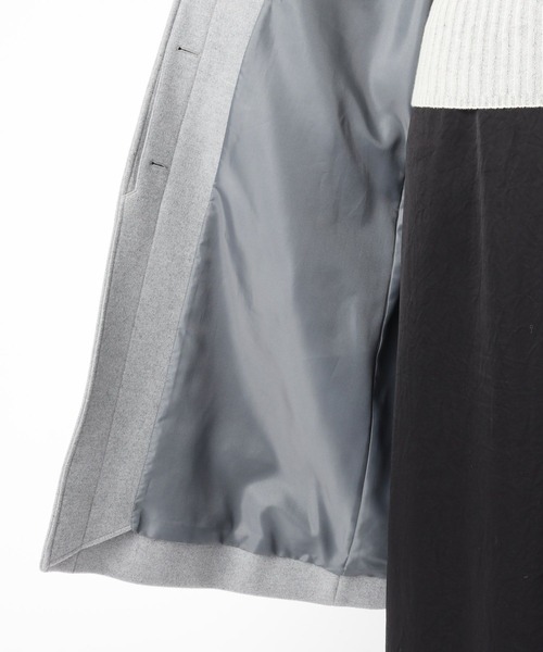 BABYLONE（バビロン）の「ステンカラーロングコート（ステンカラーコート・レディース・ライトグレー/ベージュ・フリー）」の18枚目の写真