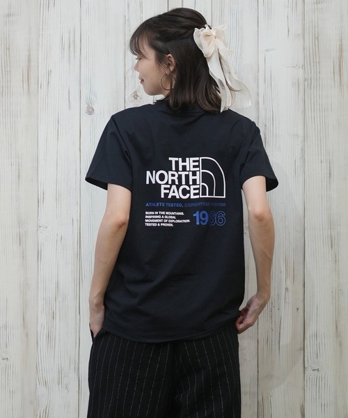 ノースフェイス 半袖 tシャツ コーディネート 黒 ブラック 海外Lサイズ THE NORTH FACE ノースフェイス tシャツ 半袖 コーディネート 黒