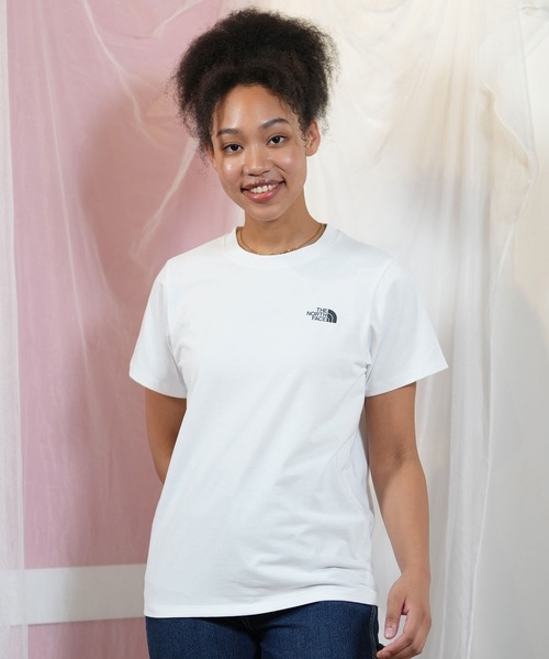 THE NORTH FACE(ザノースフェイス)の「THE NORTH FACE/ザ・ノース・フェイス Tシャツ/カットソー/半袖ティシャツ バックプリント NTW32585(Tシャツ/カットソー・レディース・ブルー/ホワイト/ブラック/オレンジ・XL/L/M/S)」の5枚目の写真