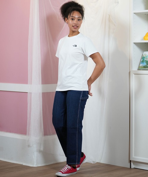 THE NORTH FACE(ザノースフェイス)の「THE NORTH FACE/ザ・ノース・フェイス Tシャツ/カットソー/半袖ティシャツ バックプリント NTW32585(Tシャツ/カットソー・レディース・ブルー/ホワイト/ブラック/オレンジ・XL/L/M/S)」の9枚目の写真