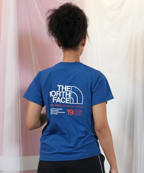 THE NORTH FACE(ザノースフェイス)の「THE NORTH FACE/ザ・ノース・フェイス Tシャツ/カットソー/半袖ティシャツ バックプリント NTW32585(Tシャツ/カットソー・レディース・ブルー/ホワイト/ブラック/オレンジ・XL/L/M/S)」の17枚目の写真