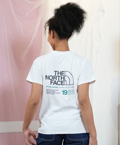 THE NORTH FACE(ザノースフェイス)の「THE NORTH FACE/ザ・ノース・フェイス Tシャツ/カットソー/半袖ティシャツ バックプリント NTW32585(Tシャツ/カットソー・レディース・ブルー/ホワイト/ブラック/オレンジ・XL/L/M/S)」の7枚目の写真