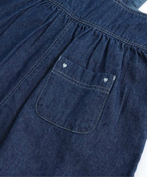 Seraph（セラフ）の「【ジュニア対応】ハイウエストジャンパースカート（ジャンパースカート・キッズ・ブルー/ベージュ/ラベンダー・80/90/100/110/120/130/140）」の6枚目の写真