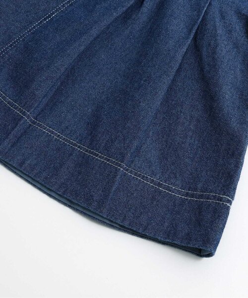 Seraph（セラフ）の「【ジュニア対応】ハイウエストジャンパースカート（ジャンパースカート・キッズ・ブルー/ベージュ/ラベンダー・80/90/100/110/120/130/140）」の8枚目の写真