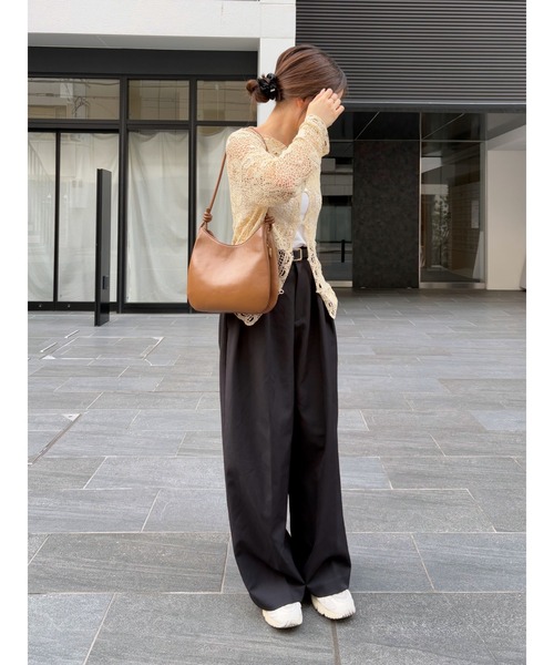 gemeil（ジェムイル）の「ダブルノットワンショルダーバッグ(PT-210)（ショルダーバッグ・レディース・ブラック/グレイッシュベージュ/キャメル/ブルー・FREE）」の6枚目の写真