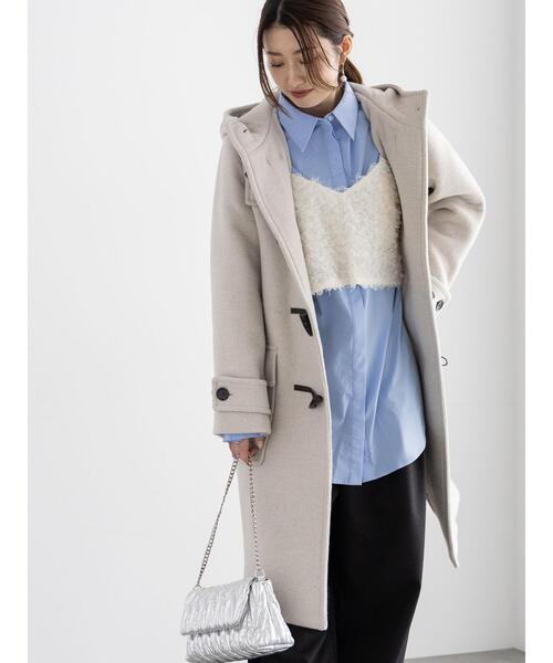 Te chichi（テチチ）の「プリーツフレアカフスロングシャツ（シャツ/ブラウス・レディース・サックスブルー/オフホワイト・F）」の9枚目の写真