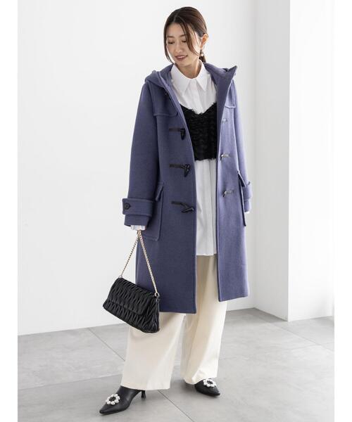 Te chichi（テチチ）の「プリーツフレアカフスロングシャツ（シャツ/ブラウス・レディース・サックスブルー/オフホワイト・F）」の4枚目の写真