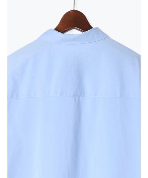 Te chichi（テチチ）の「プリーツフレアカフスロングシャツ（シャツ/ブラウス・レディース・サックスブルー/オフホワイト・F）」の21枚目の写真