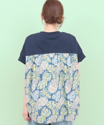 チチカカ | Rico エコフレンドリーダイ パインモンステラブロックプリントプルオーバー(Tシャツ/カットソー)