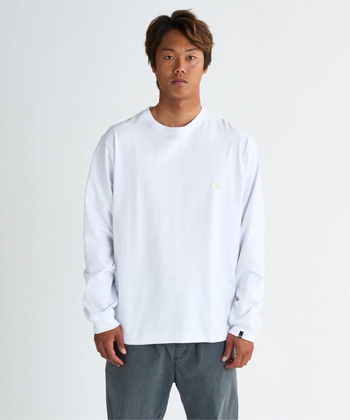 Quiksilver(クイックシルバー)の「MW LOGO LT /クイックシルバーバックロゴプリント長袖ロンT(Tシャツ/カットソー・メンズ・ホワイト/ブラック・MEDIUM/LARGE/X-LARGE/SMALL)」の3枚目の写真